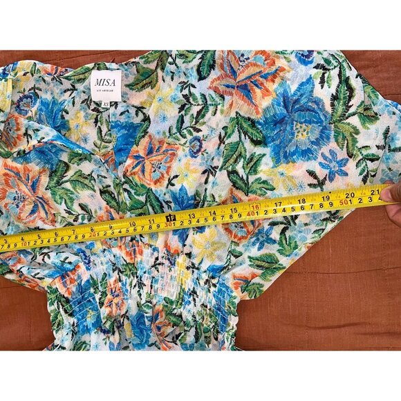 MISA Los Angeles Revolve Chiara Dress In Oasis floral| mini dress XS Womens - Picture 9 of 10